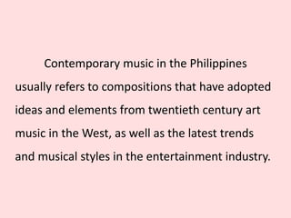 What Is Contemporary Music?
